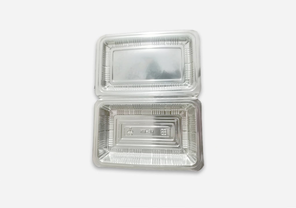 H3 plastic box with foldind lid